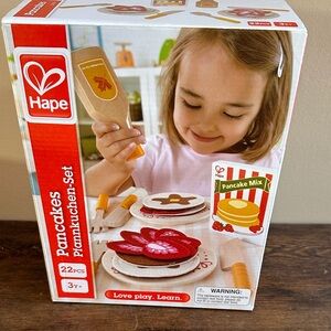 Hape Pancakes Play Set - Red and Brown